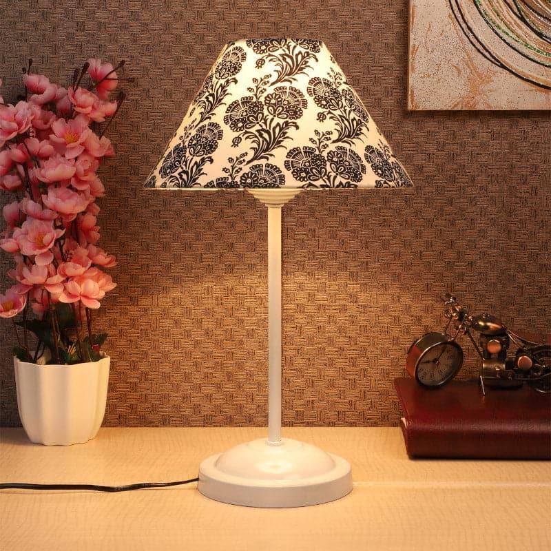 Filigree Meisaa Fabric Table Lamp - Black,White