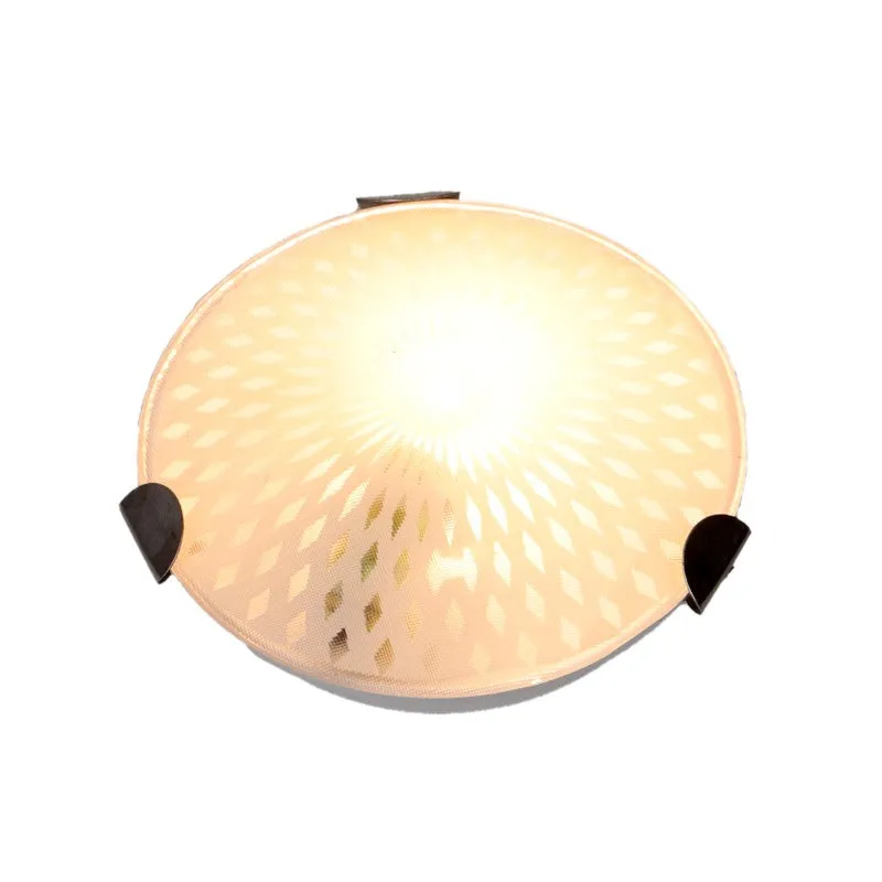 Textured Glow Glass Ceiling Lamp media 6