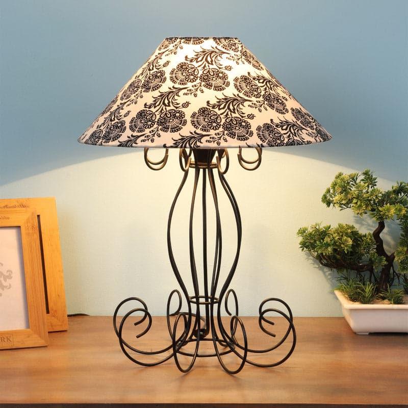 Filigree Kaito Fabric Table Lamp - Black,White
