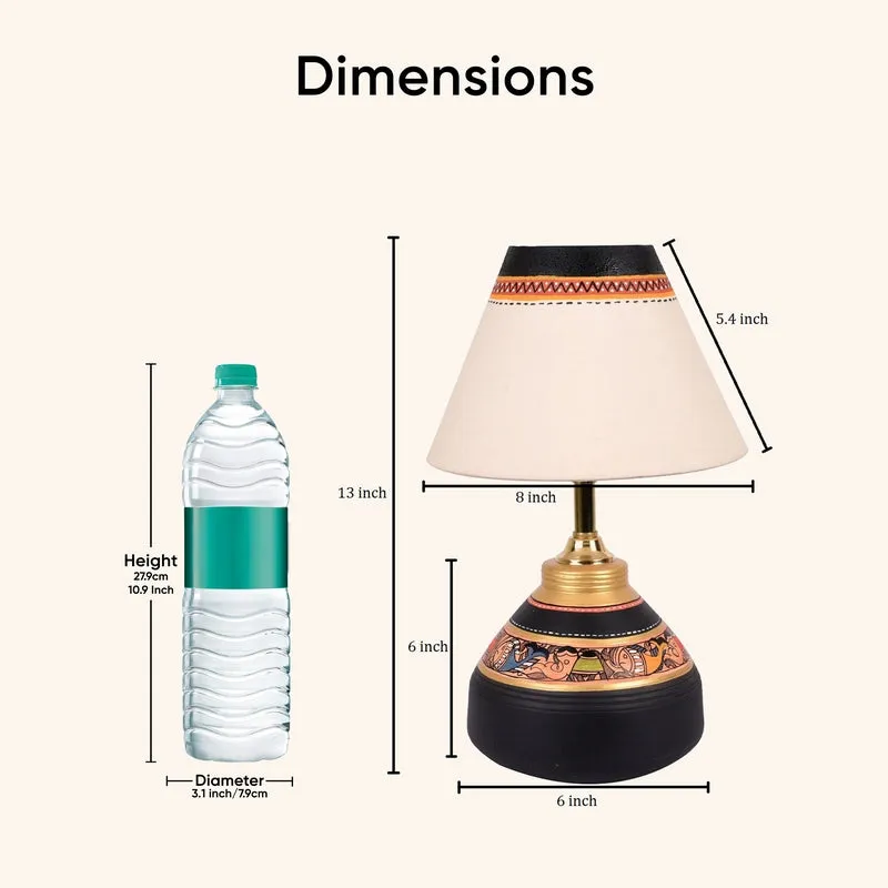Prosto Terracotta Table Lamp - Multicolor - 16