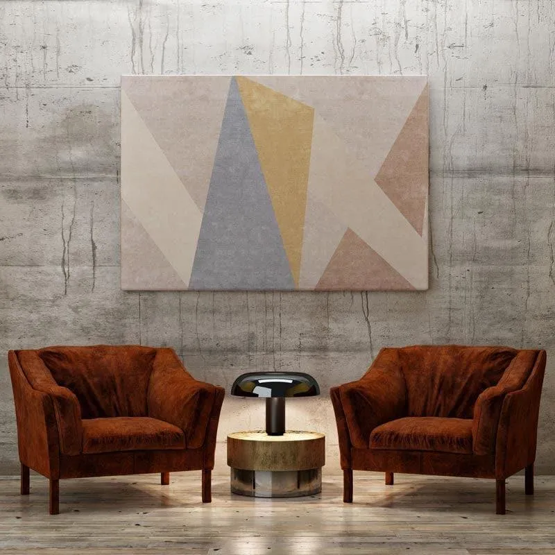 Shapes Art Canvas Painting - Gallery Wrap media 3