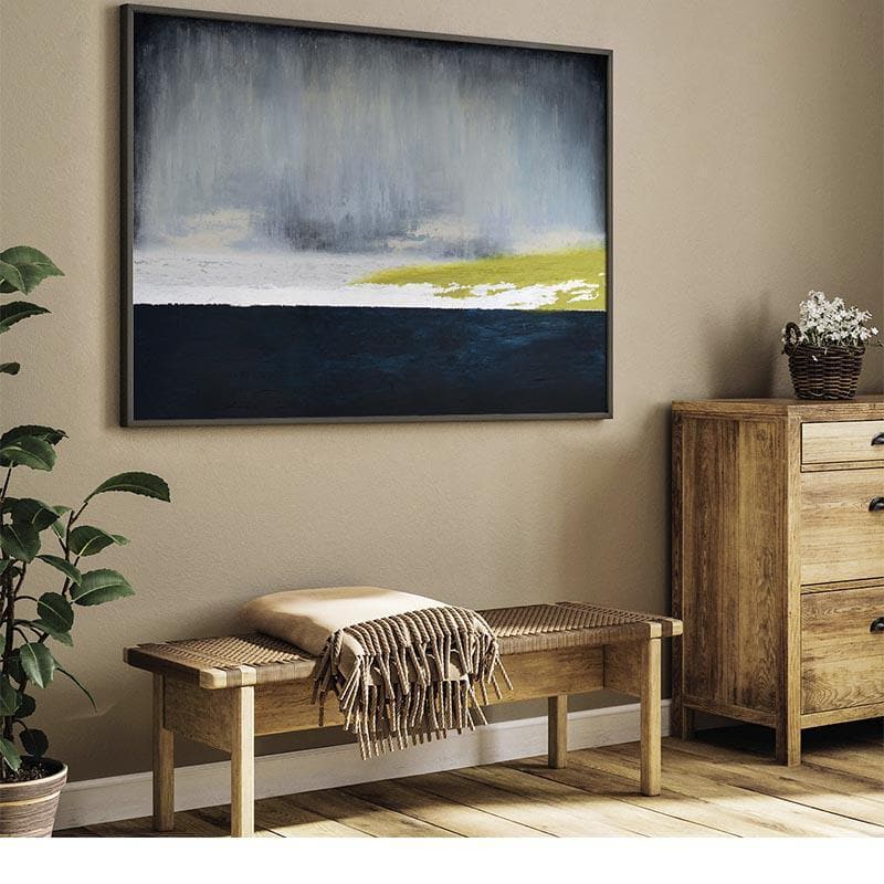 The Emergence Canvas Wall Painting - Black Frame