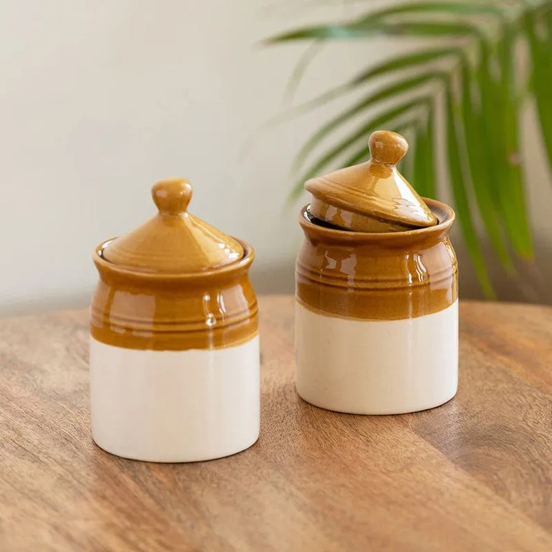 Bharni Condiment Jar (540 Ml) - Set Of Two media 1