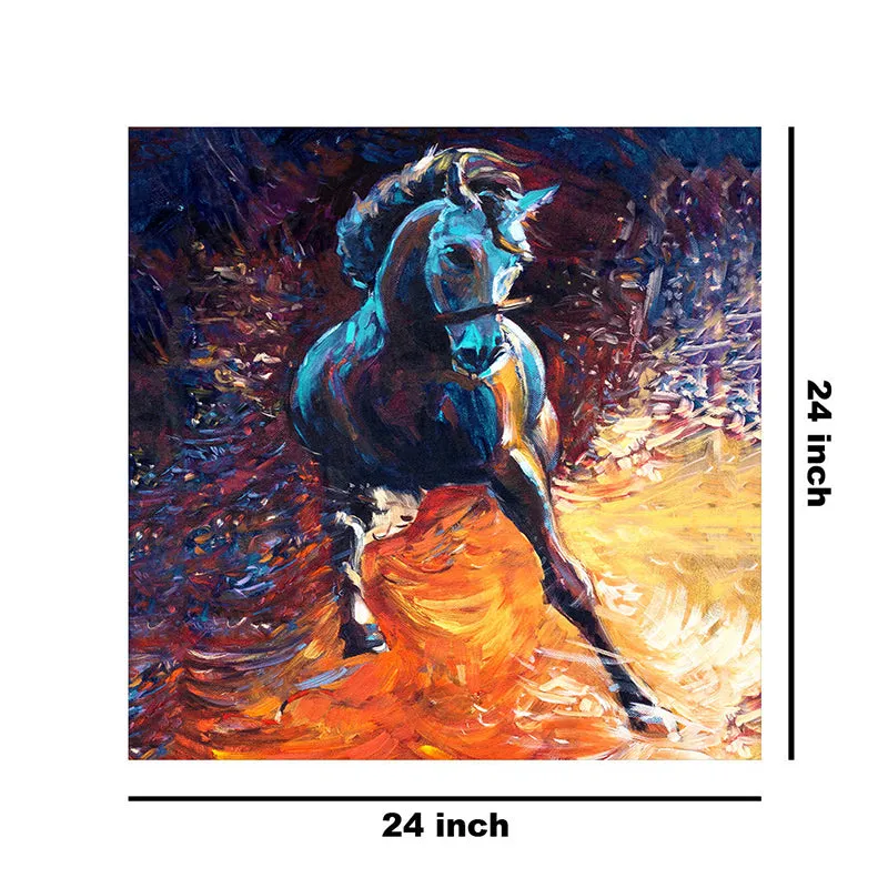 Cosmic Stallion Wall Painting media 8