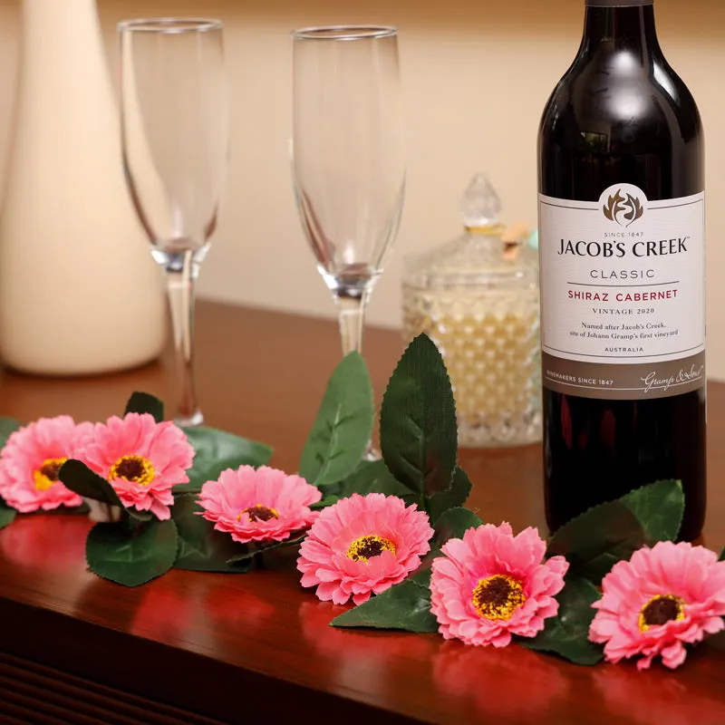 Fiora Artificial Gerbera Creeper (Dark Pink) Set of Two media 5