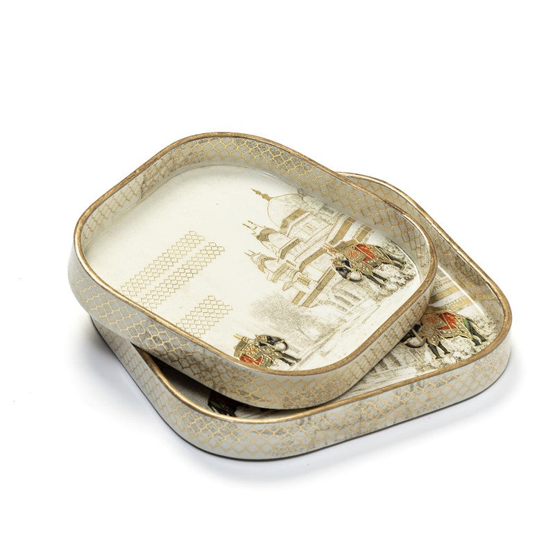 Shahi Savari Serving Tray - Set Of Two media 7