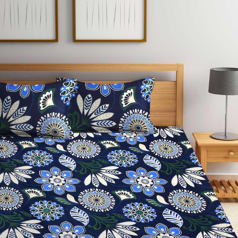 Zuri Printed Microfiber Bedsheet  - 130 GSM media 5