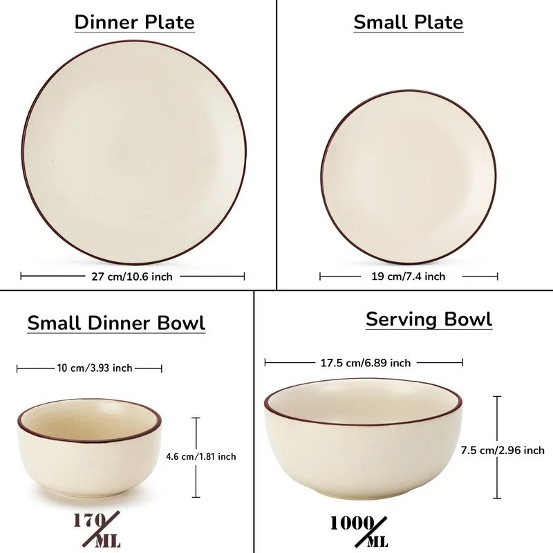 Riddo Dinner Set (Off White) - 14 Piece Set media 11