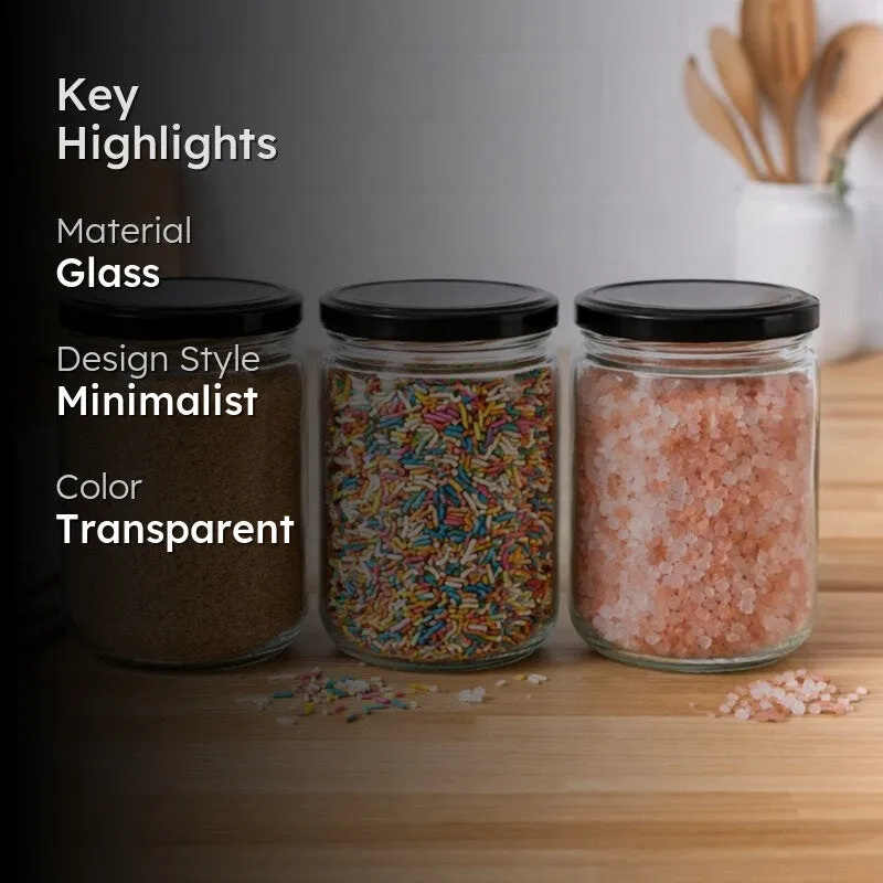 SmartStore Glass Jar (500 mL Each) - Set Of Three media 2