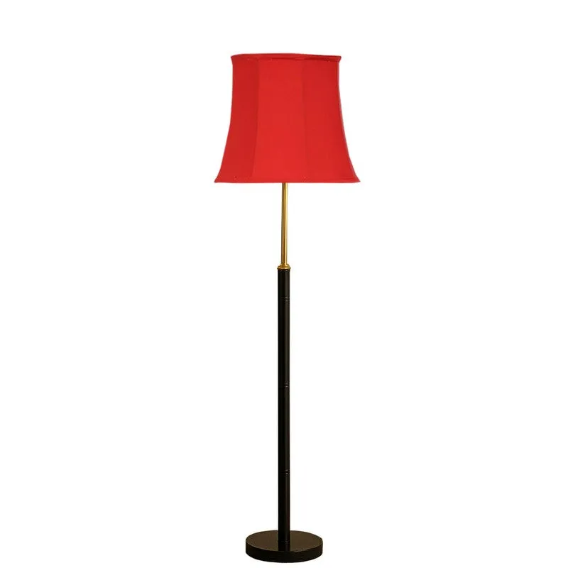 Modern Arc Wooden Floor Lamp - Red media 5