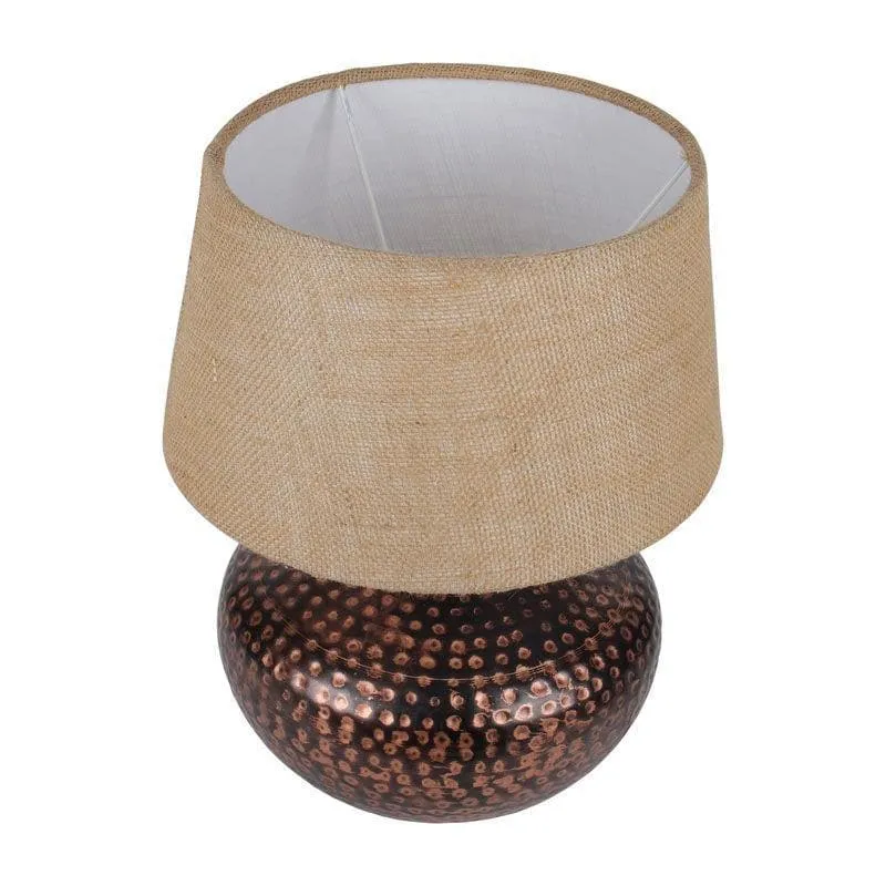 Arohana Fabric Table Lamp - Beige media 4