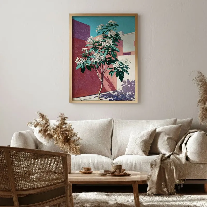Leafora Canvas Wall Painting With Brown Frame media 6