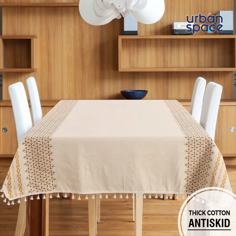 Urban Space Petalia Table Cover - Orange & Off White media 3