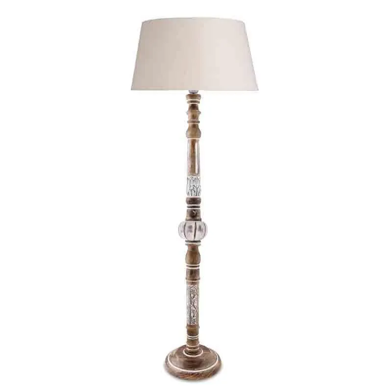 Vintage Trove Floor Lamp - White media 4