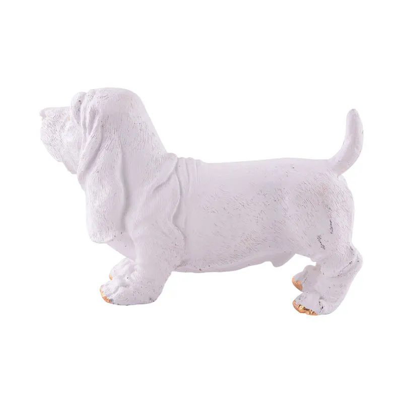 Sir Sniffs-a-lot Painted Polyresin Show Piece - White media 5