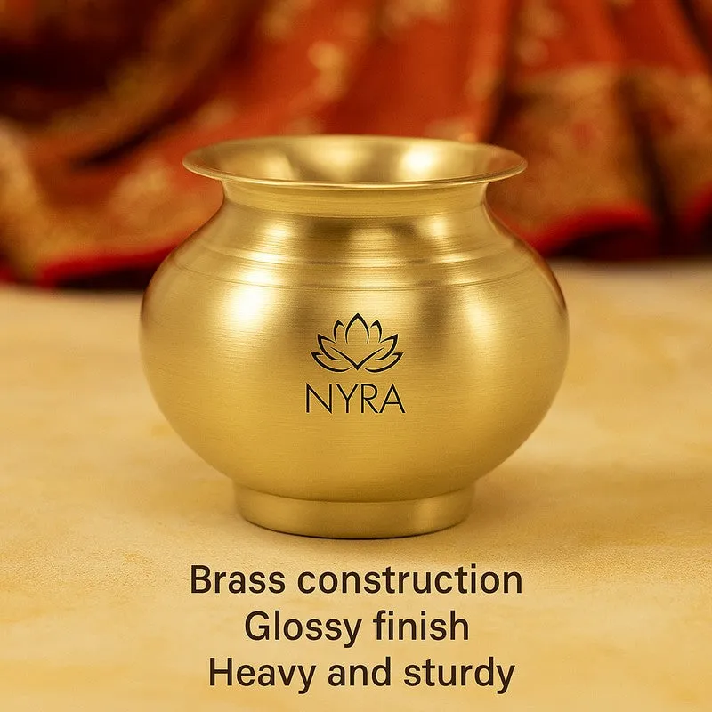 Karwa Brass Lota - 600 ML media 6