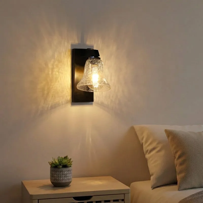 Crystal Flare Glass Wall Lamp media 1