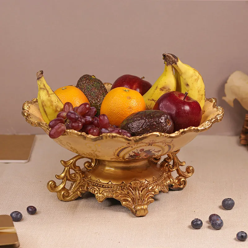 Canterbury Round Resin Fruit Bowl media 1