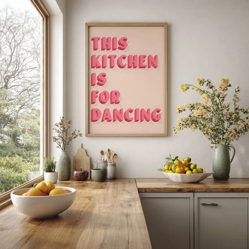DancingKitchen Archival Canvas Wall Art - Brown media 5