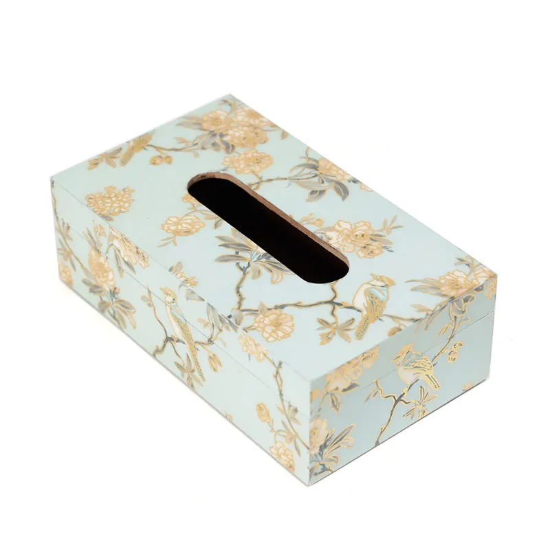 Retro Blooms Handmade Handmade Tissue Box media 4