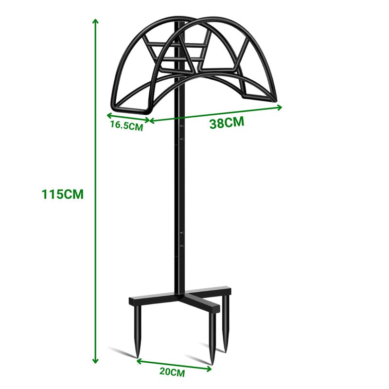 Lawn Hose Holder Metal Rack media 9