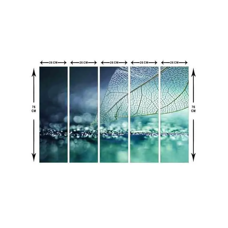 Leafiness Wall Art - Set of Five media 7