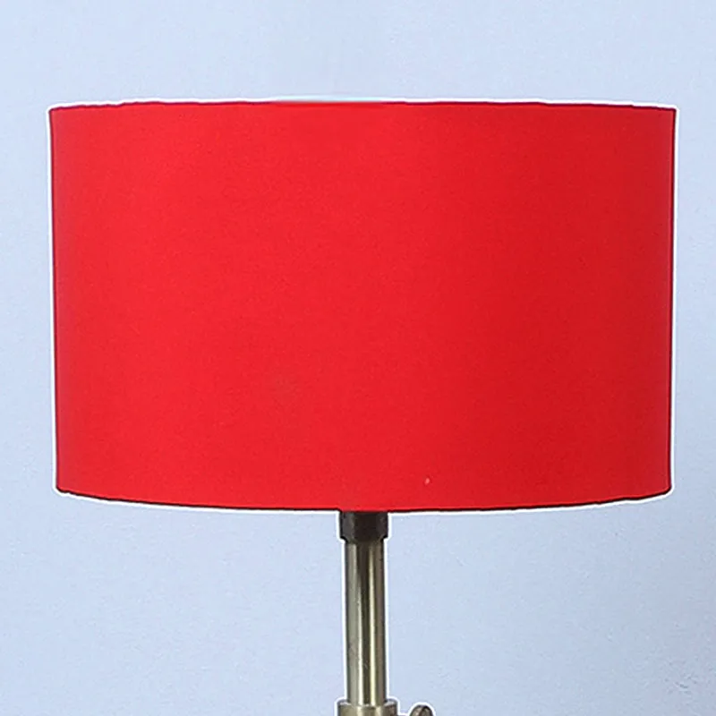 Lucciola Solid Tripod Floor Lamp - Brown & Red media 4