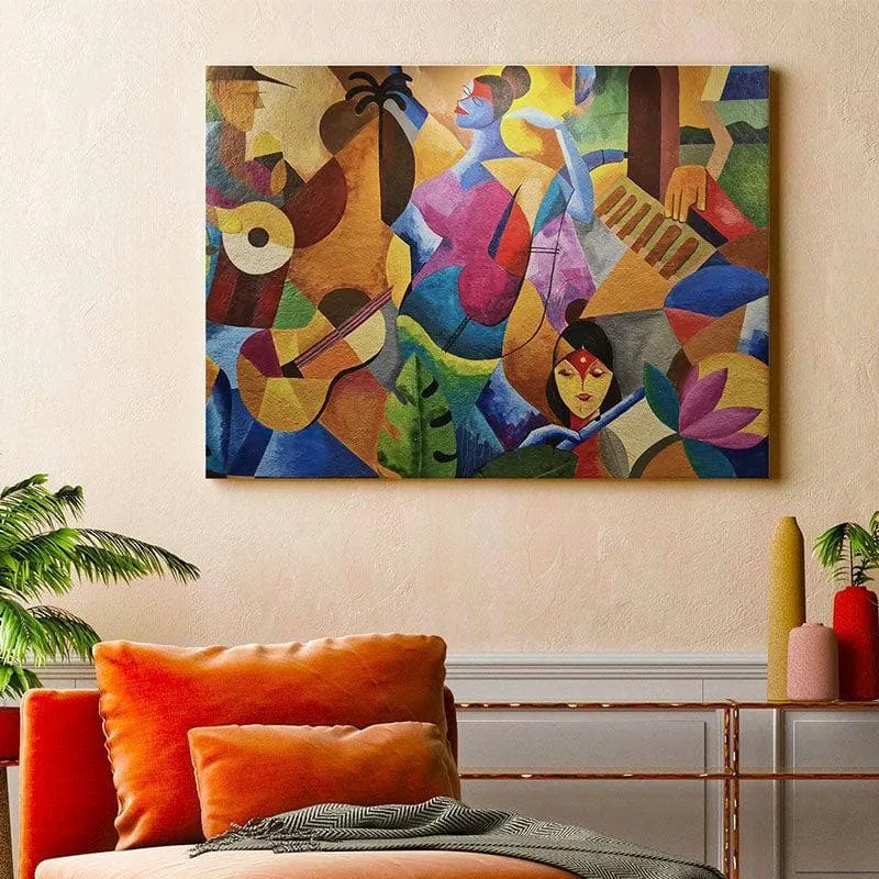 Grace Abstract Art Painting - Gallery Wrap media 1