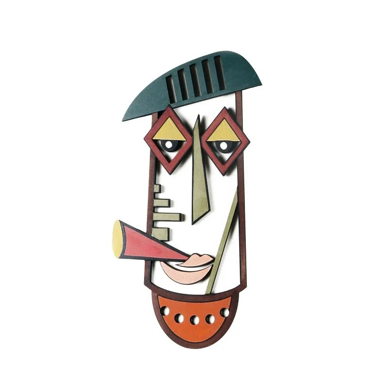 Rachel Mask Wooden Wall Accent media 3
