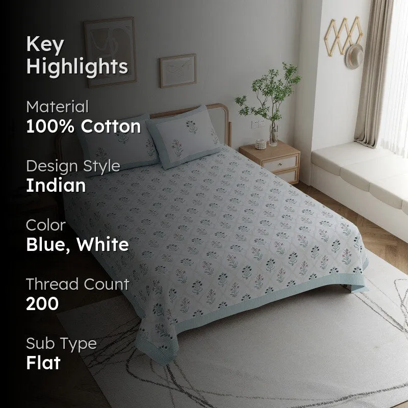 NrityaPushp Cotton Bedsheet - 200 TC media 2