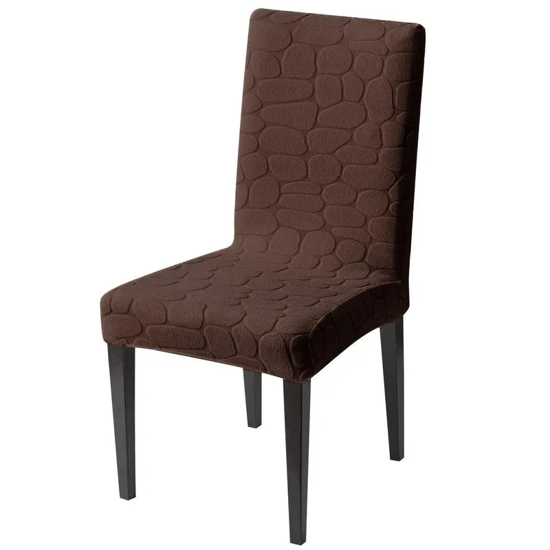 Elvra Classic Chair Cover-Brown media 3