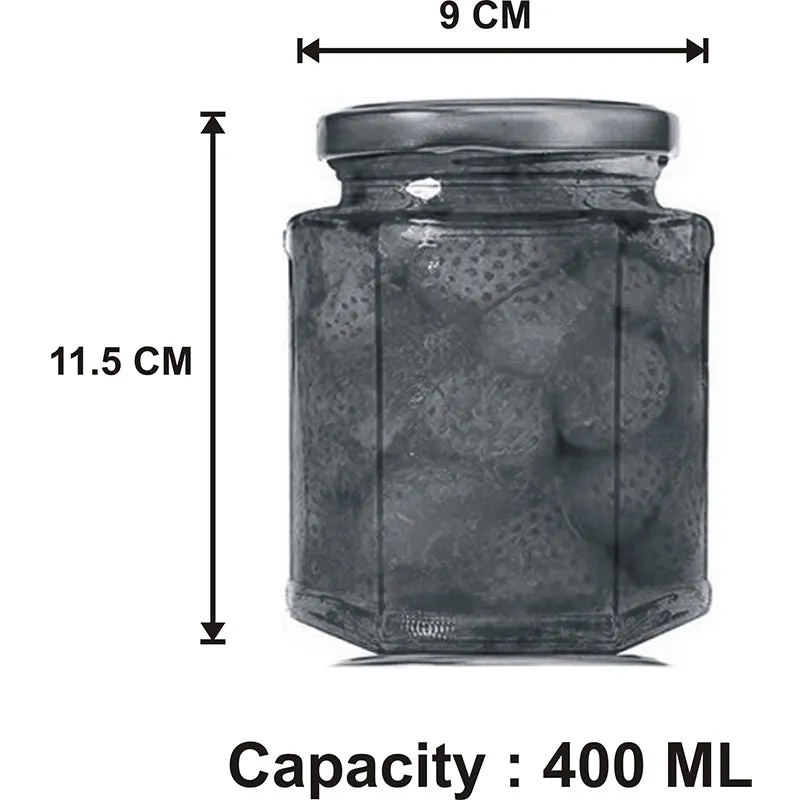 Arya Airtight Storage Jar (400 mL Each) - Set Of Two media 4