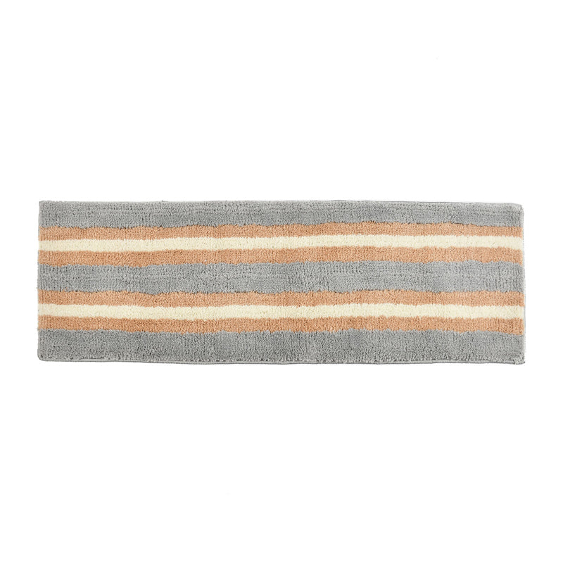 Striata Micro Fiber Runner Rug - Grey