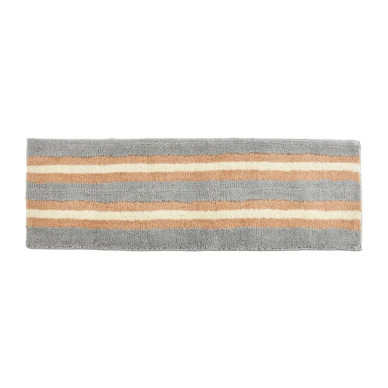 Striata Micro Fiber Runner Rug - Grey media 1