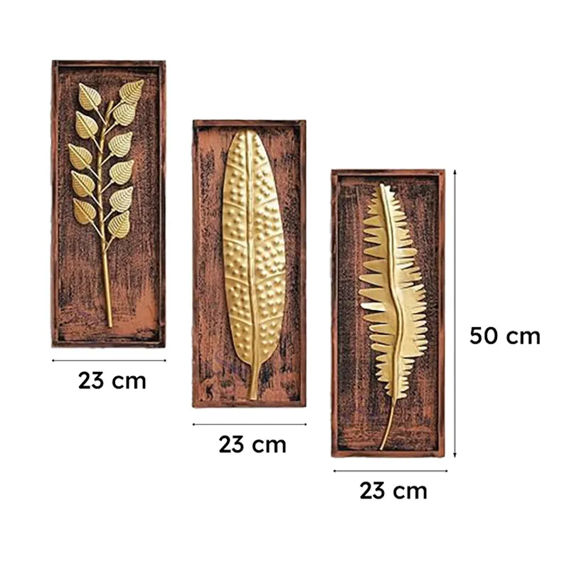 Goldfern Metal Wall Accent - Set Of Three media 8
