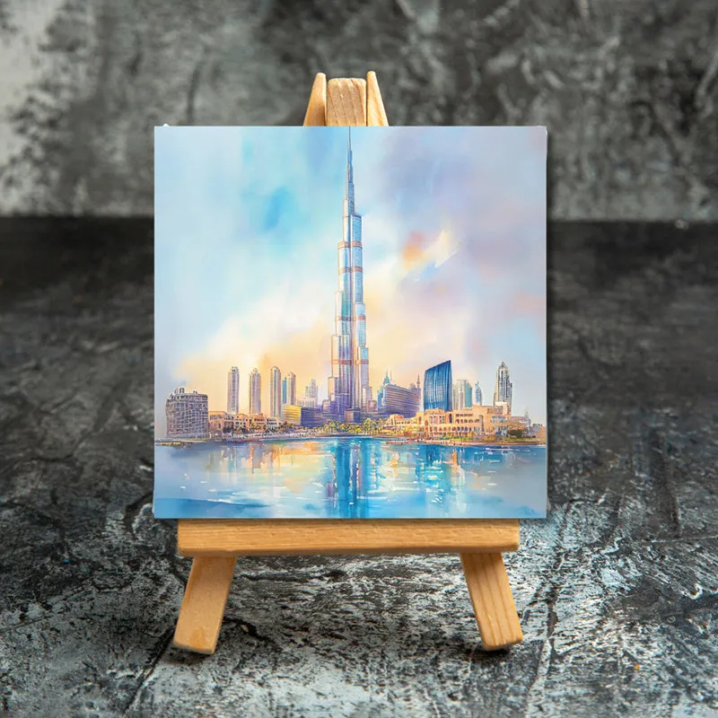 Burj Khalifa Canvas Showpiece media 3