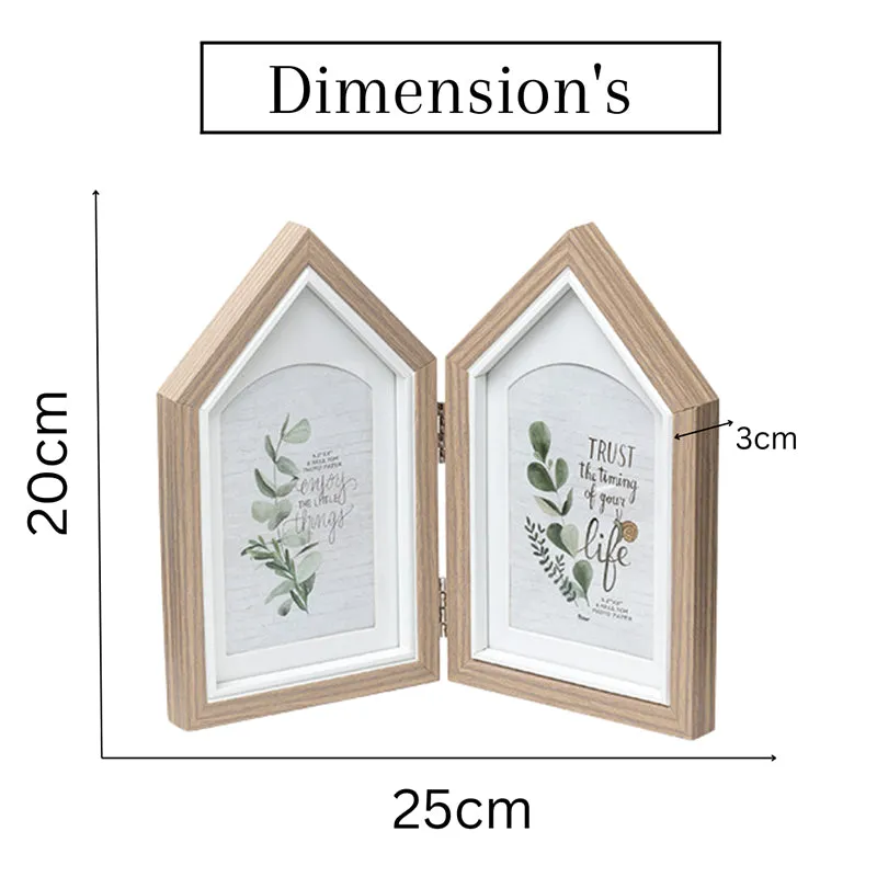 Memory Home Wood Photo Frame - Brown media 6