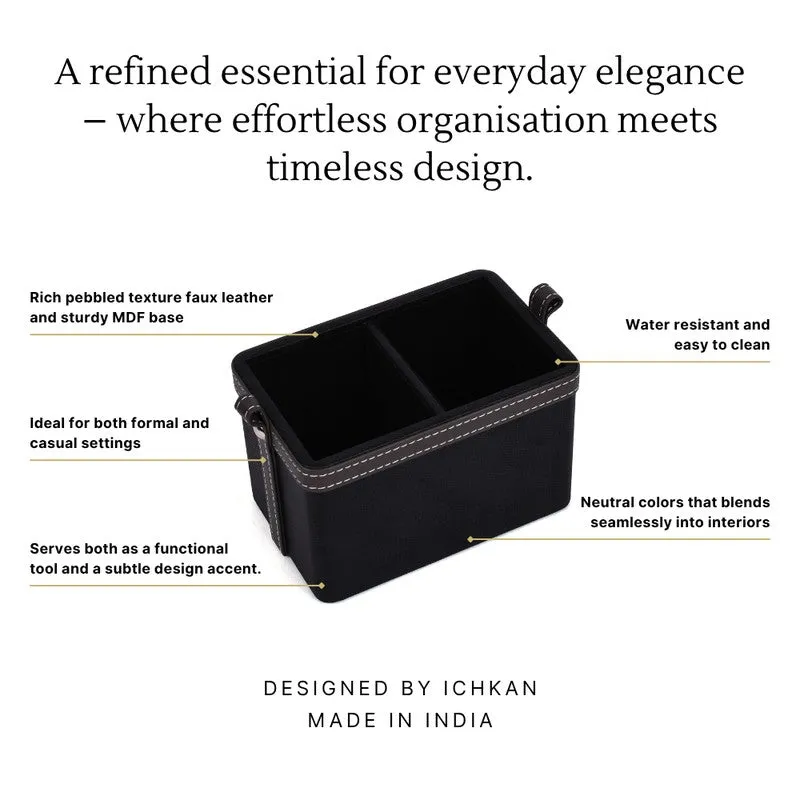 Wicka Dote Desk Organiser - Black media 8