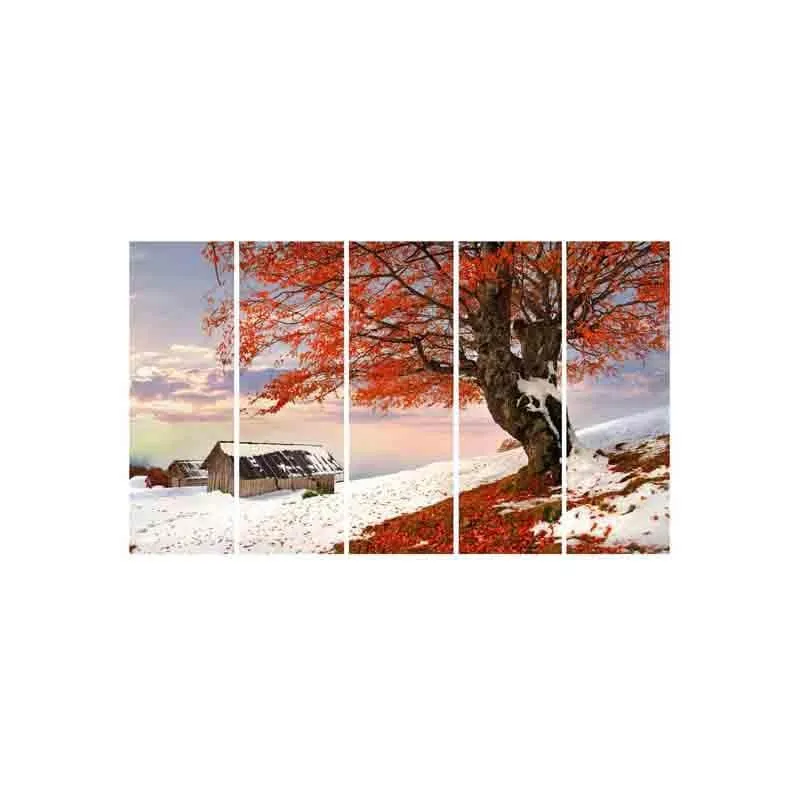 Snowy Days Wall Art - Five Piece Set media 4