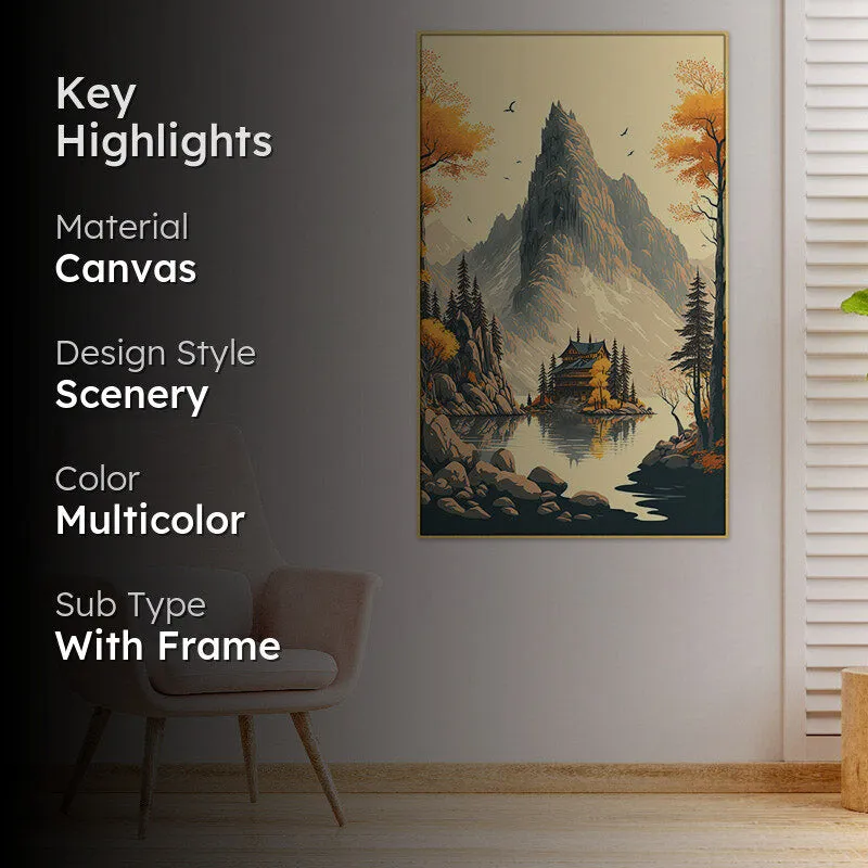 Masca Enchat Canvas Wall Painting media 2