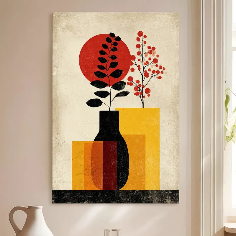 Modern Vase Composition Canvas Wall Art media 4