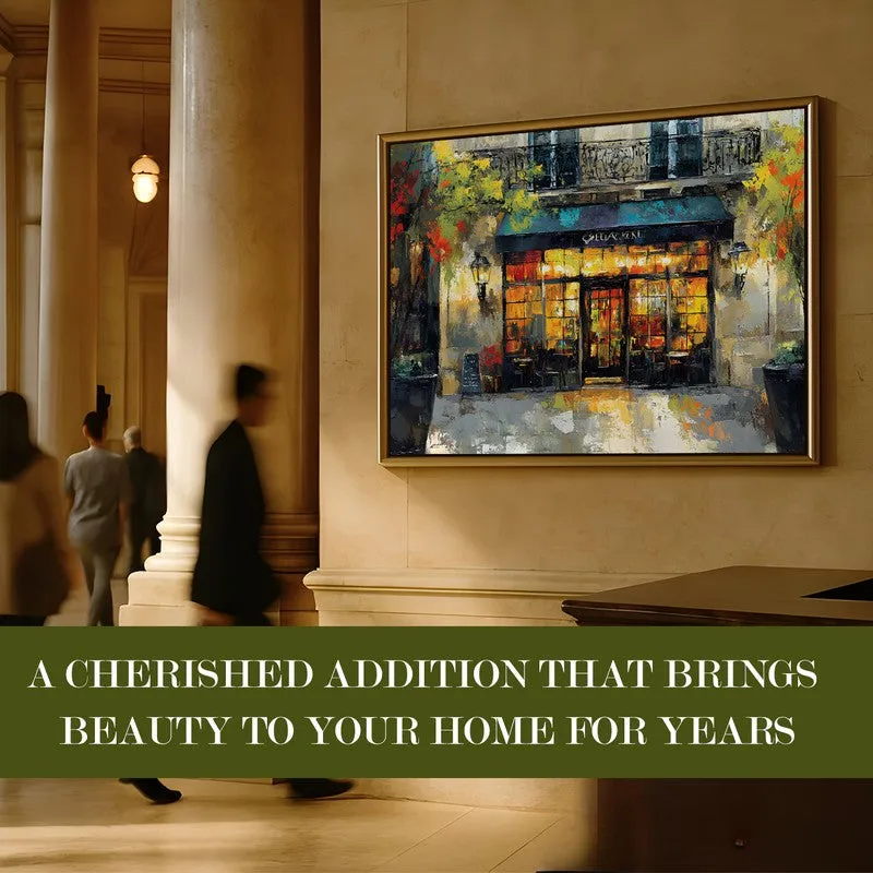 Amberique Canvas Wall Painting With Frame media 7