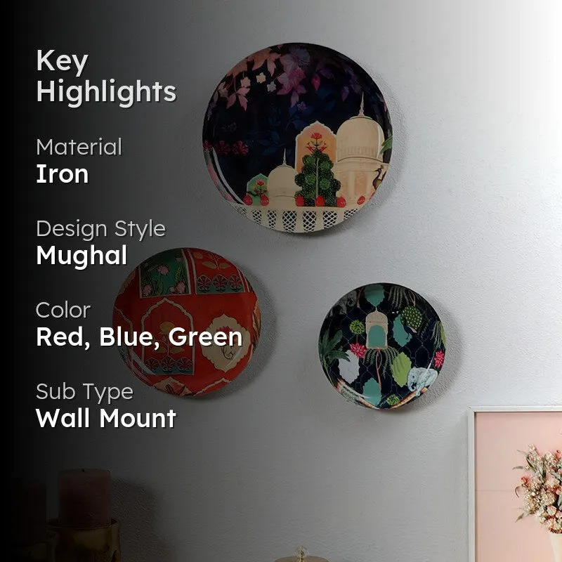 Blush Monument Iron Wall Plate - Set Of Three media 2