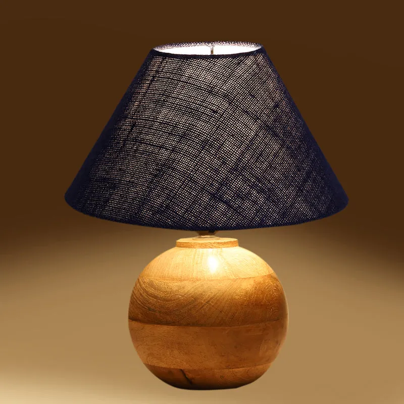 Sienna II Orb Jute Table Lamp - Blue,Brown media 5
