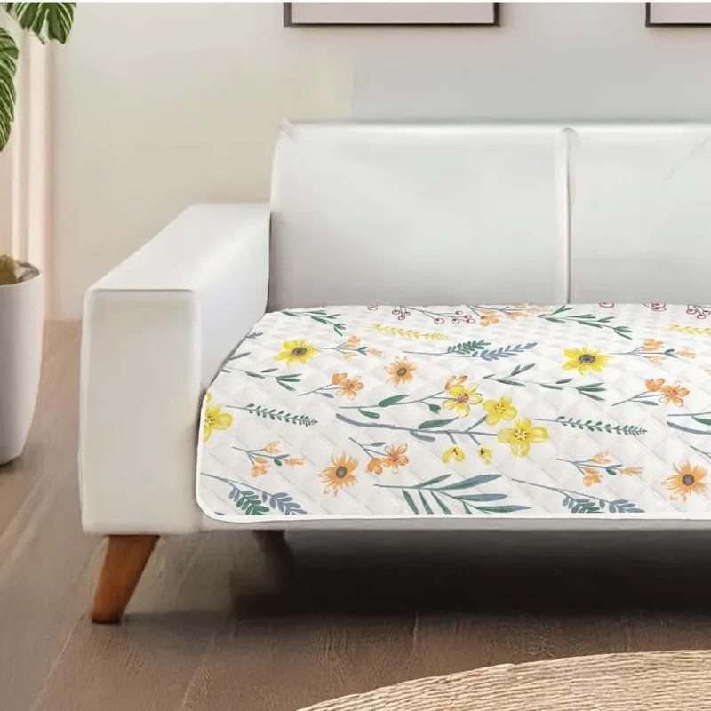 Urban Space Floral Sofa Cover media 4