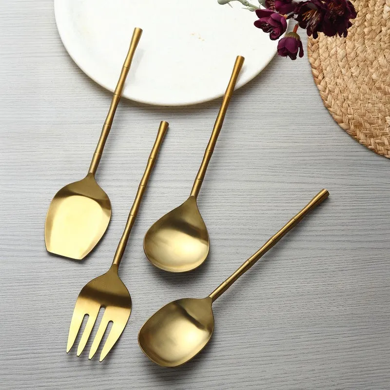 Bamboo Elegance Serving Set - Four Piece Set media 3