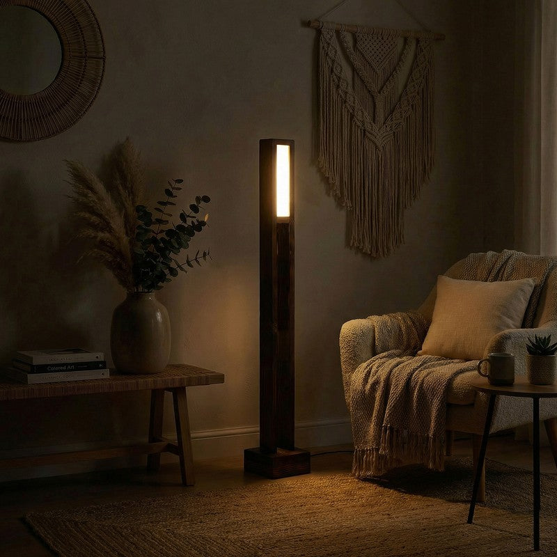 Jylian Wooden Floor Lamp media 3