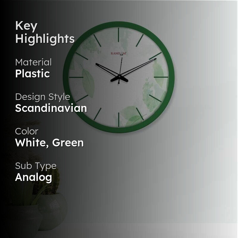Leaves Apart Wall Clock media 2