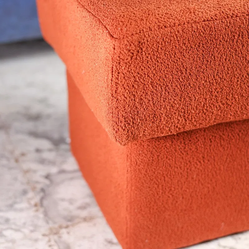 PlushPod Ottoman  Red media 6