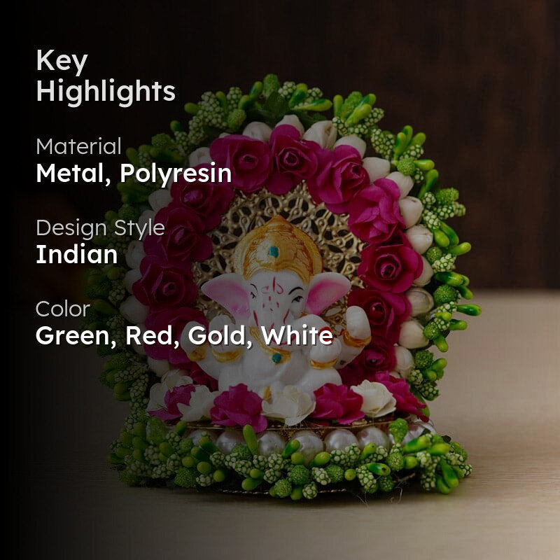 Shri Vinayaka Polyresin Idol - Multicolor media 2
